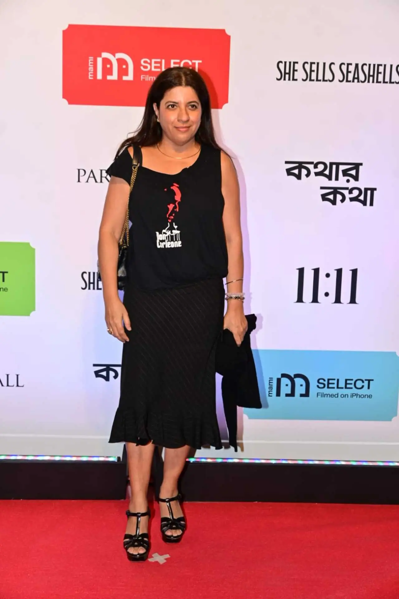 Filmmaker Zoya Akhtar was seen arriving to attend an event in the city on Thursday.